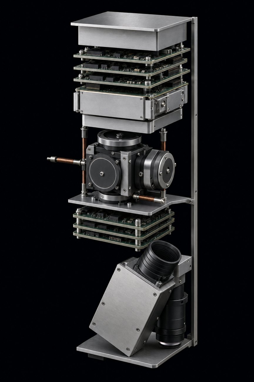 Illustration of the 3U's internal stack